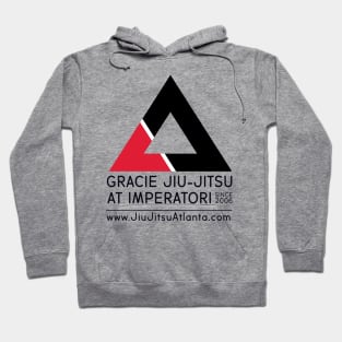 GRACIE JIU JITSU AT IMPERATORI on white Hoodie